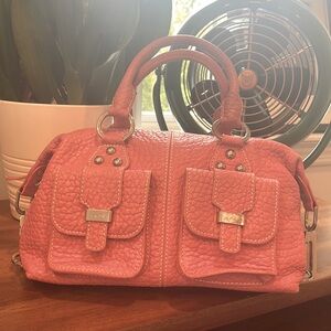 Vintage Rafe Leather Purse Pink